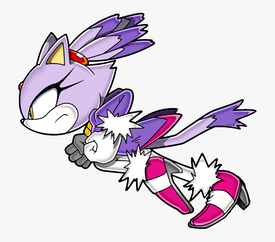 Transparent Blaze The Cat Png - Blaze The Cat Run, Transparent Clipart