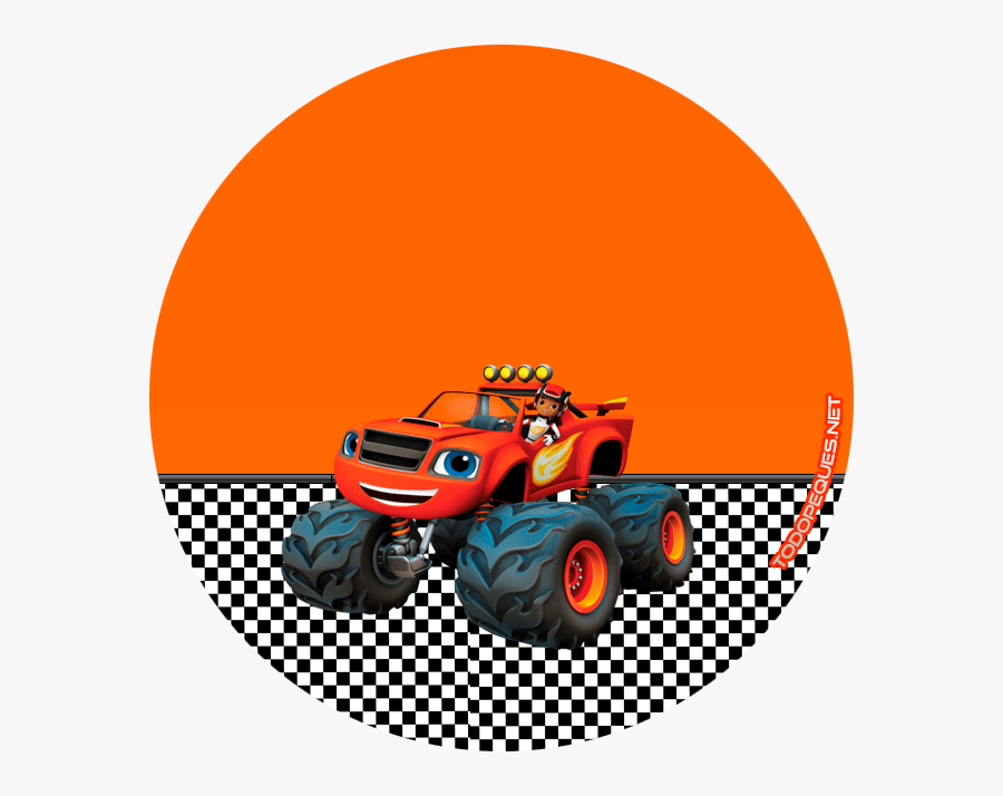Dirt On Face Png - Banderines De Blaze Monster Machine, Transparent Clipart