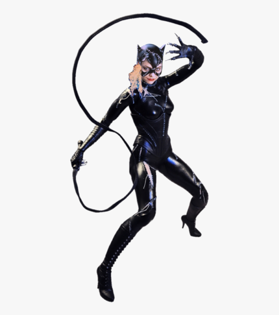 Catwoman Png Clipart - Michelle Pfeiffer Catwoman Figure, Transparent Clipart