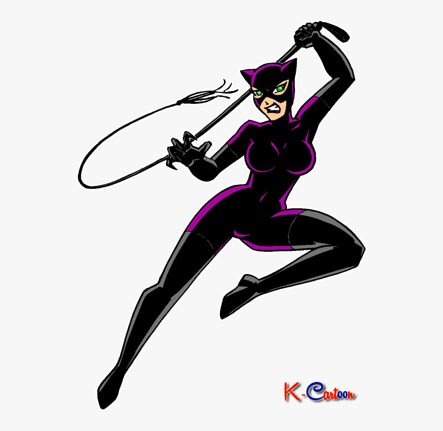 Catwoman Cartoon High-definition Video - Catwoman Cartoon Png, Transparent Clipart