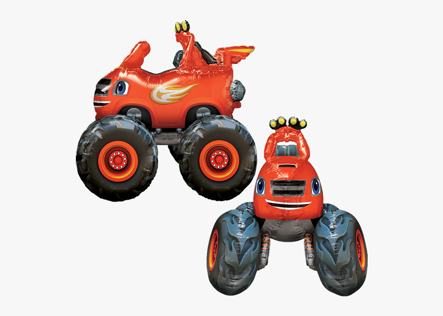 Transparent Blaze And The Monster Machines Png - Blaze The Monster Truck Balloon, Transparent Clipart