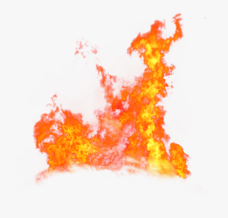 Fire Flame Blaze On The Ground Png Image - Transparent Background Fire Effect Png, Transparent Clipart