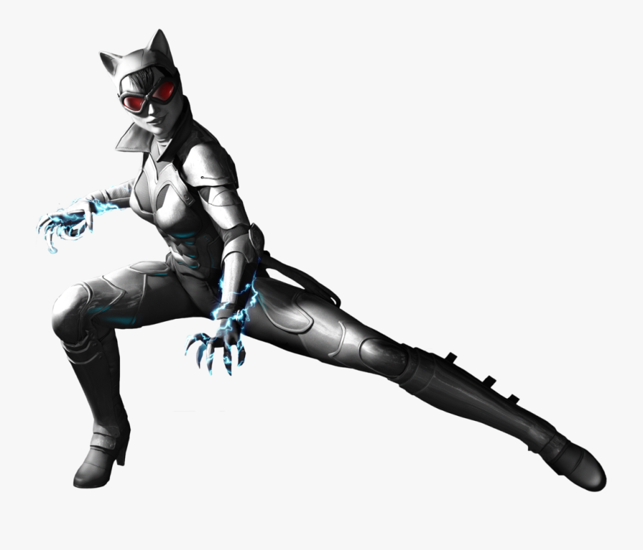 Arkham City Armored Catwoman , Transparent Cartoons - Batman Arkham City Catwoman Armored Skin, Transparent Clipart