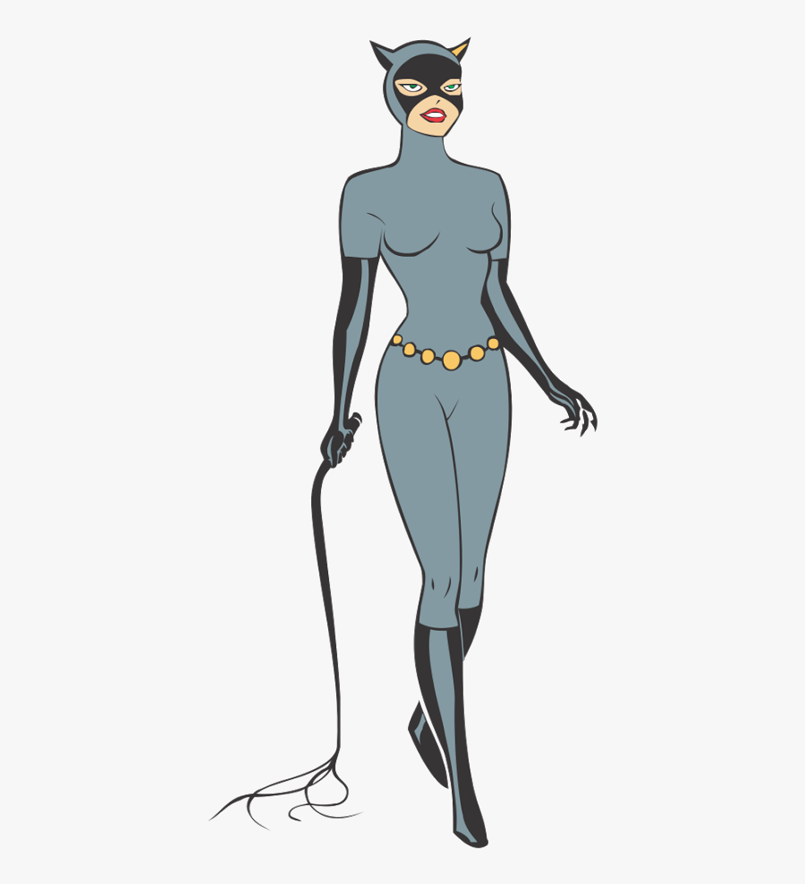 Transparent Cat Woman Png - Catwoman Cartoon, Transparent Clipart