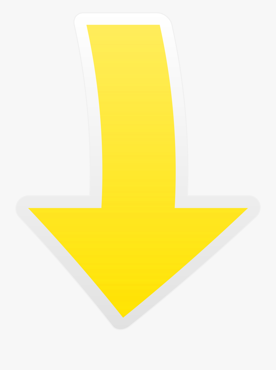 Yellow Font Design Pattern - Yellow Arrow Down Png, Transparent Clipart