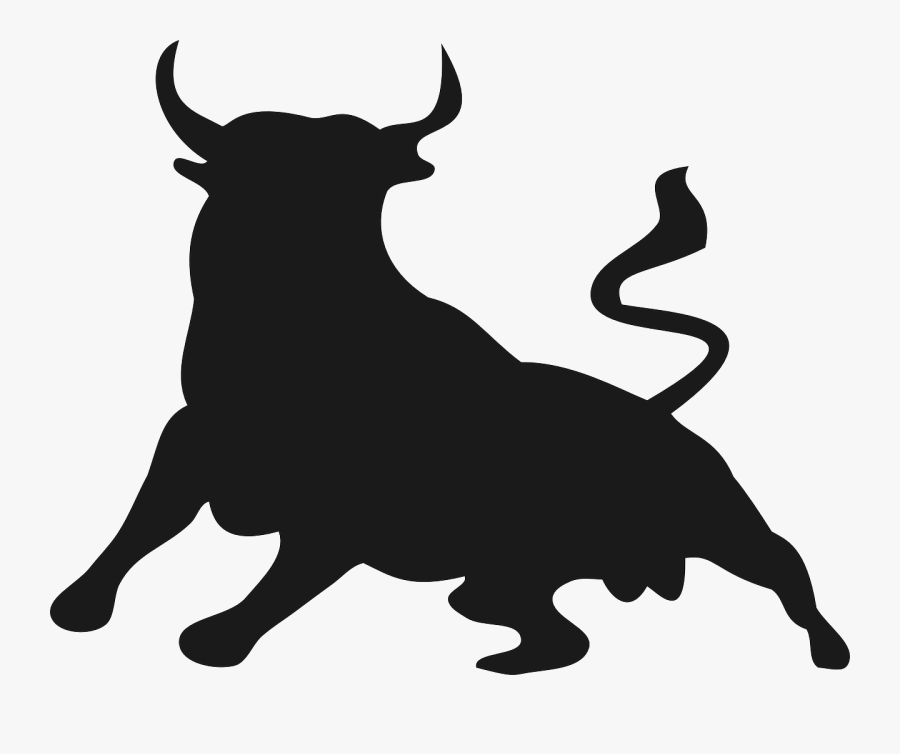 Texas Longhorn English Longhorn Spanish Fighting Bull - Transparent Bull Silhouette, Transparent Clipart