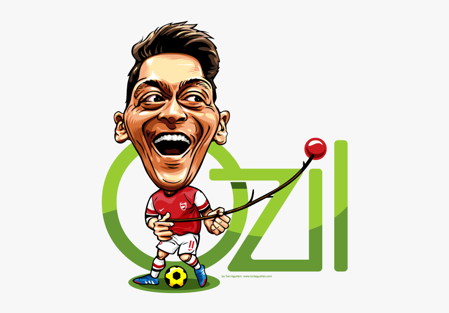 Beyonce Clipart Caricature Clipart - Ozil Caricature, Transparent Clipart