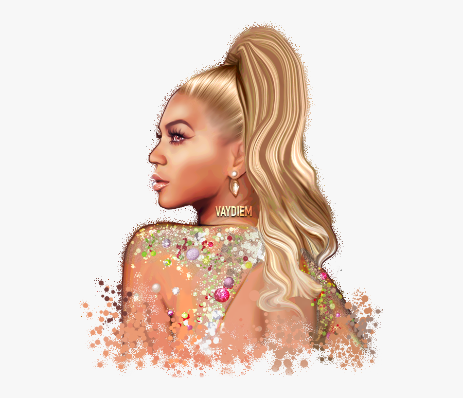 Dog Posts On - Beyonce Illustration, Transparent Clipart