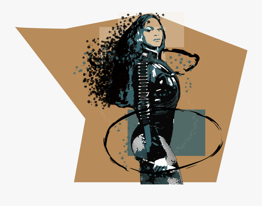 Transparent Dj Khaled Face Png - Beyonce Illustration Hd, Transparent Clipart