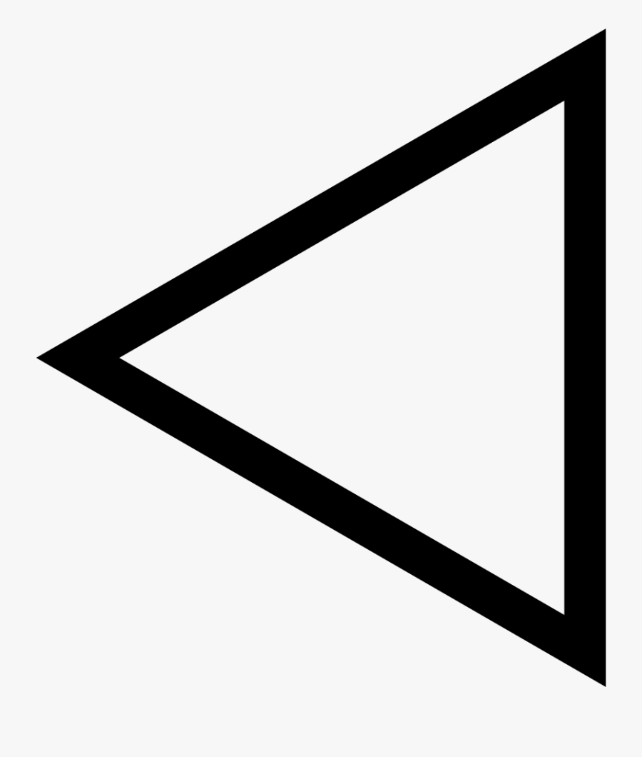 Picture Black And White Library Png Icon Free- - Left Triangle Icon, Transparent Clipart