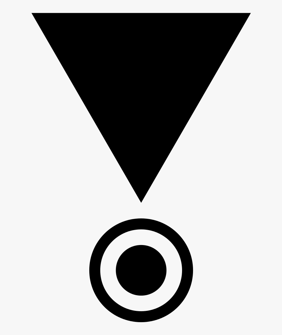 Black Triangle Penal - Circle, Transparent Clipart