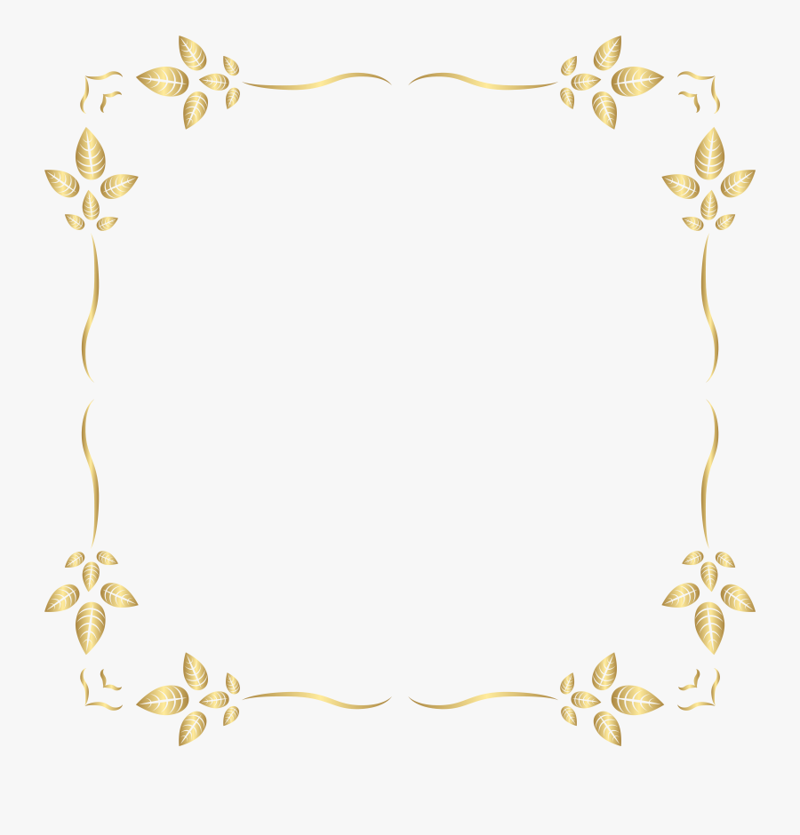 Banner Royalty Free Download Clip Art Golden Border, Transparent Clipart