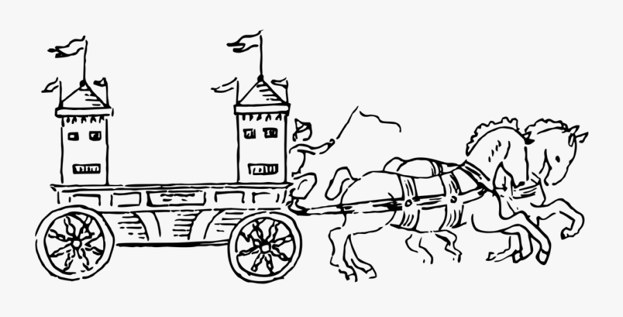 Horse, Carriage, Princess, King, Queen, Royalty - Rath Image For Drawing, Transparent Clipart