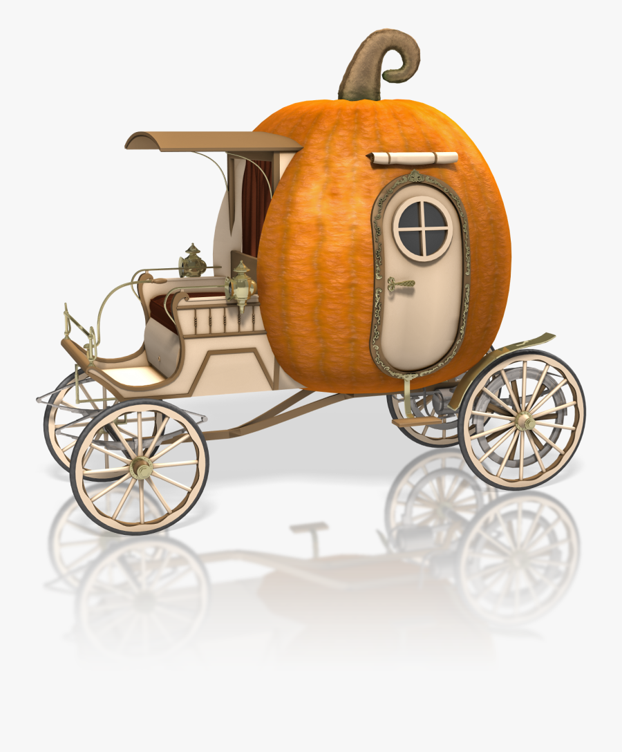 Pumpkin Carriage Png - White Pumpkin Carriage Png, Transparent Clipart