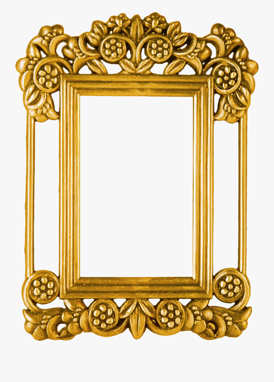 Transparent Ornate Picture Frame Png - Hd Photo Frame Png, Transparent Clipart