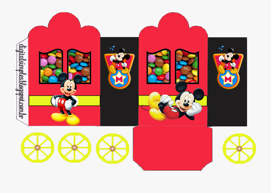 Mickey In Red - Mickey Mouse, Transparent Clipart