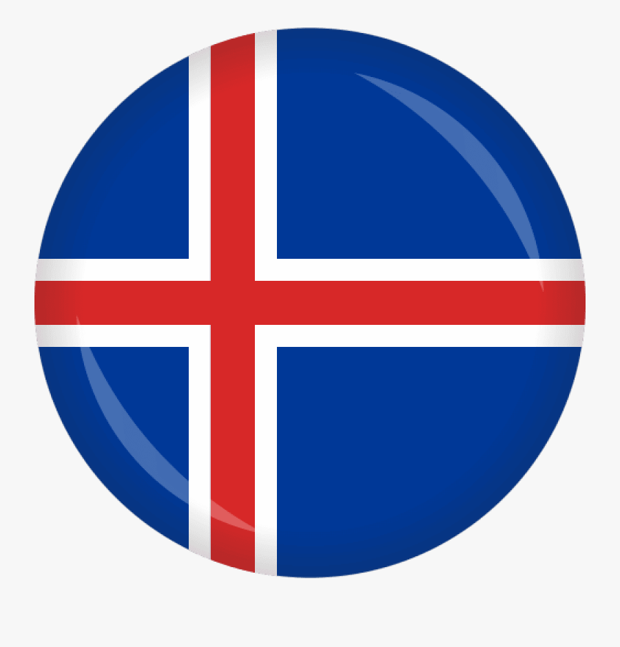 Iceland Flag, Transparent Clipart