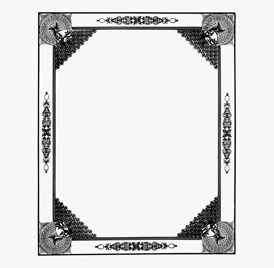 Ornate Box Frame, Transparent Clipart