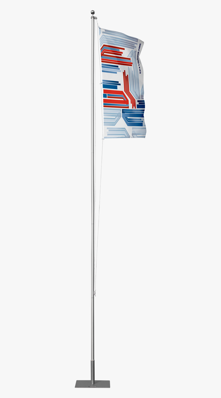 Flagpole Basic Steel Plate - Flag Pole Png, Transparent Clipart