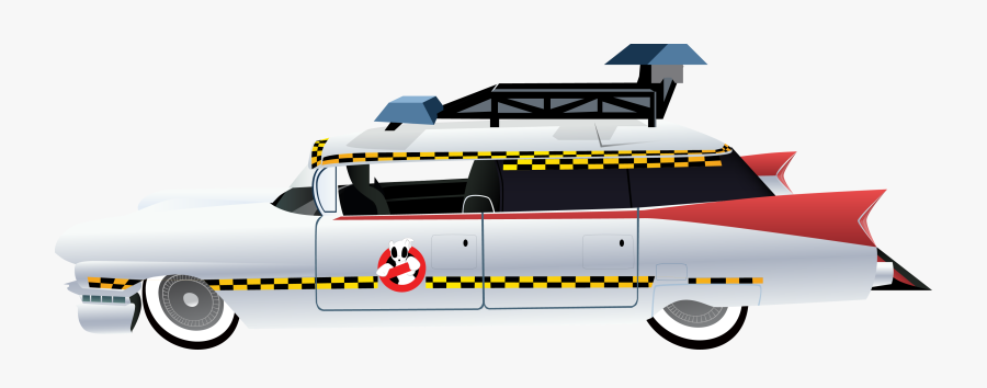 Ghostbusters Vector Ecto - Ghostbusters Car Side View, Transparent Clipart