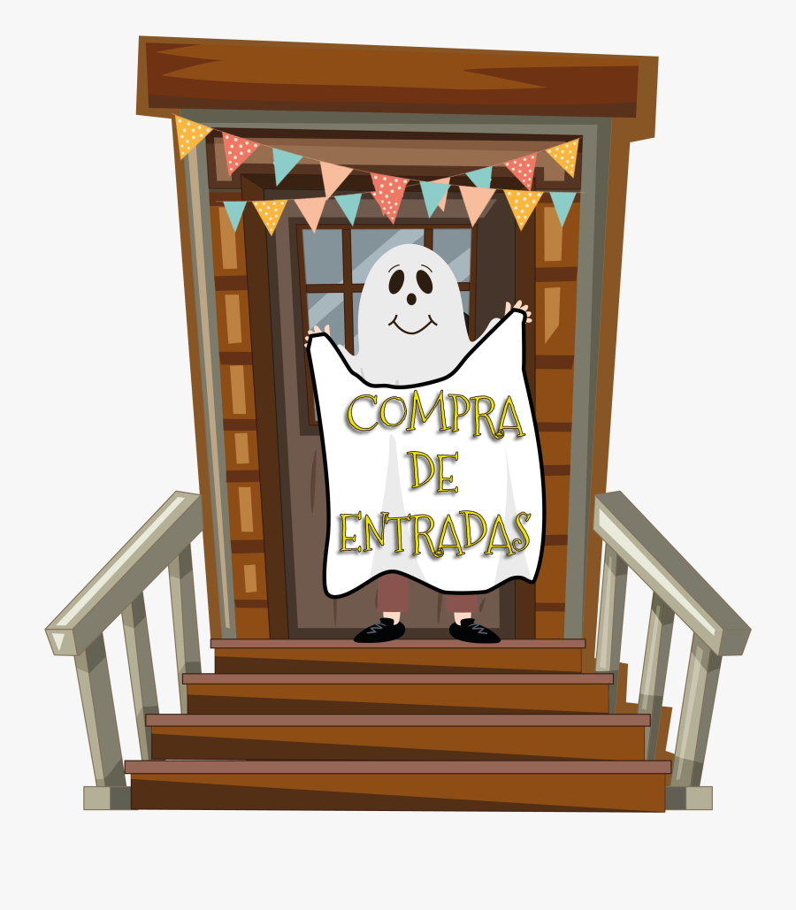 Clip Art La Del Halloween Infantil - Illustration, Transparent Clipart
