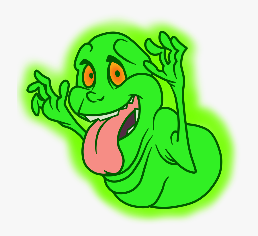 Transparent Happy Marshmallow Clipart - Transparent Ghostbusters Slimer, Transparent Clipart