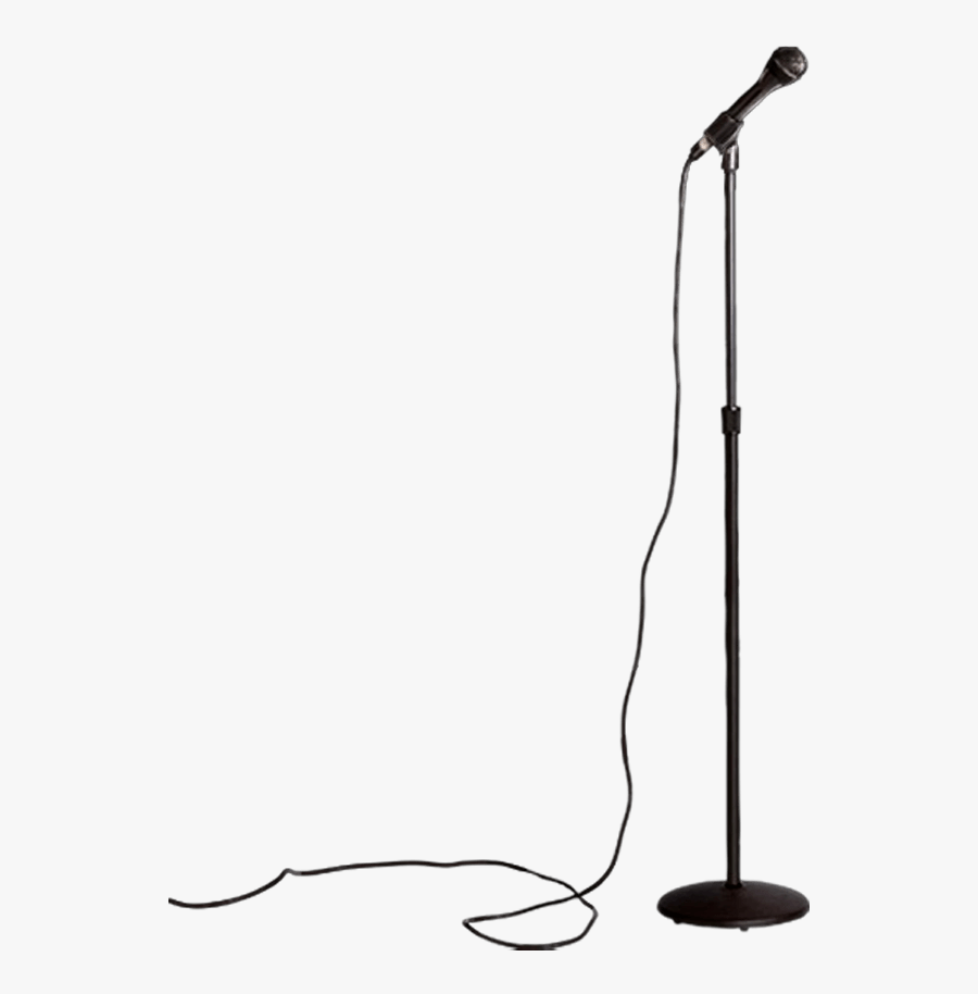 Transparent Microphone Stand Png, Transparent Clipart
