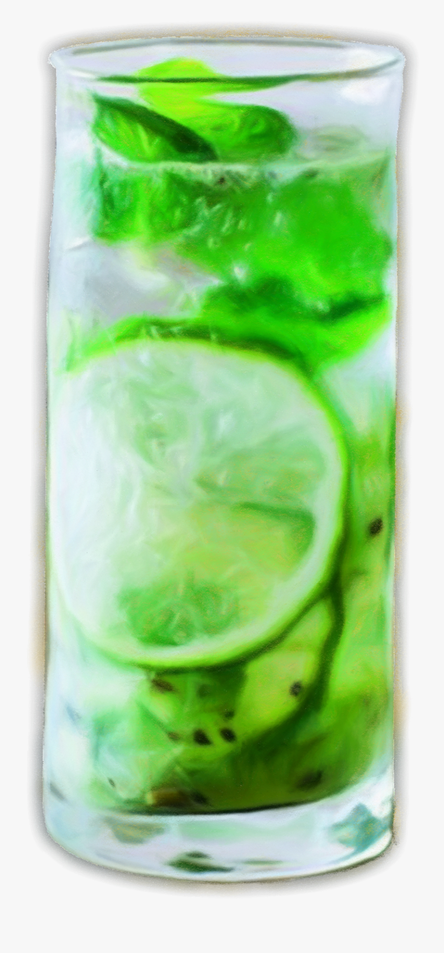 Transparent Glass Of Ice Water Clipart - Gin And Tonic, Transparent Clipart