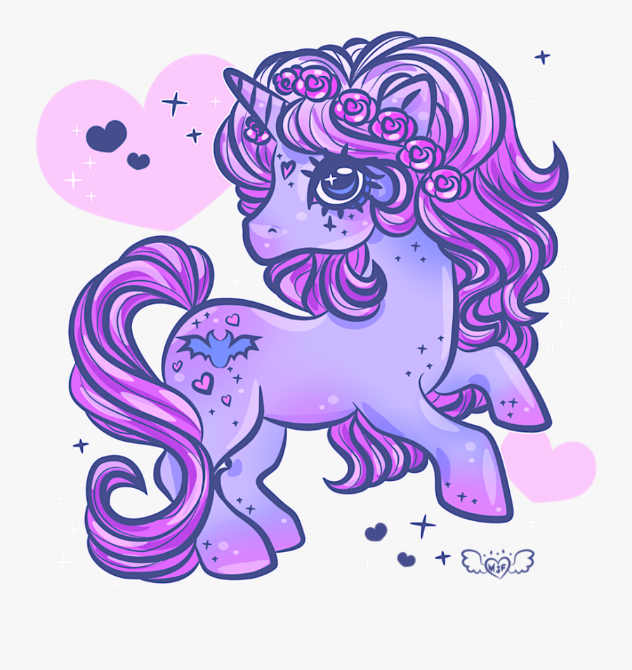 "my Little Pastel Goth Pony - Pastel Goth Pastel Unicorn, Transparent Clipart