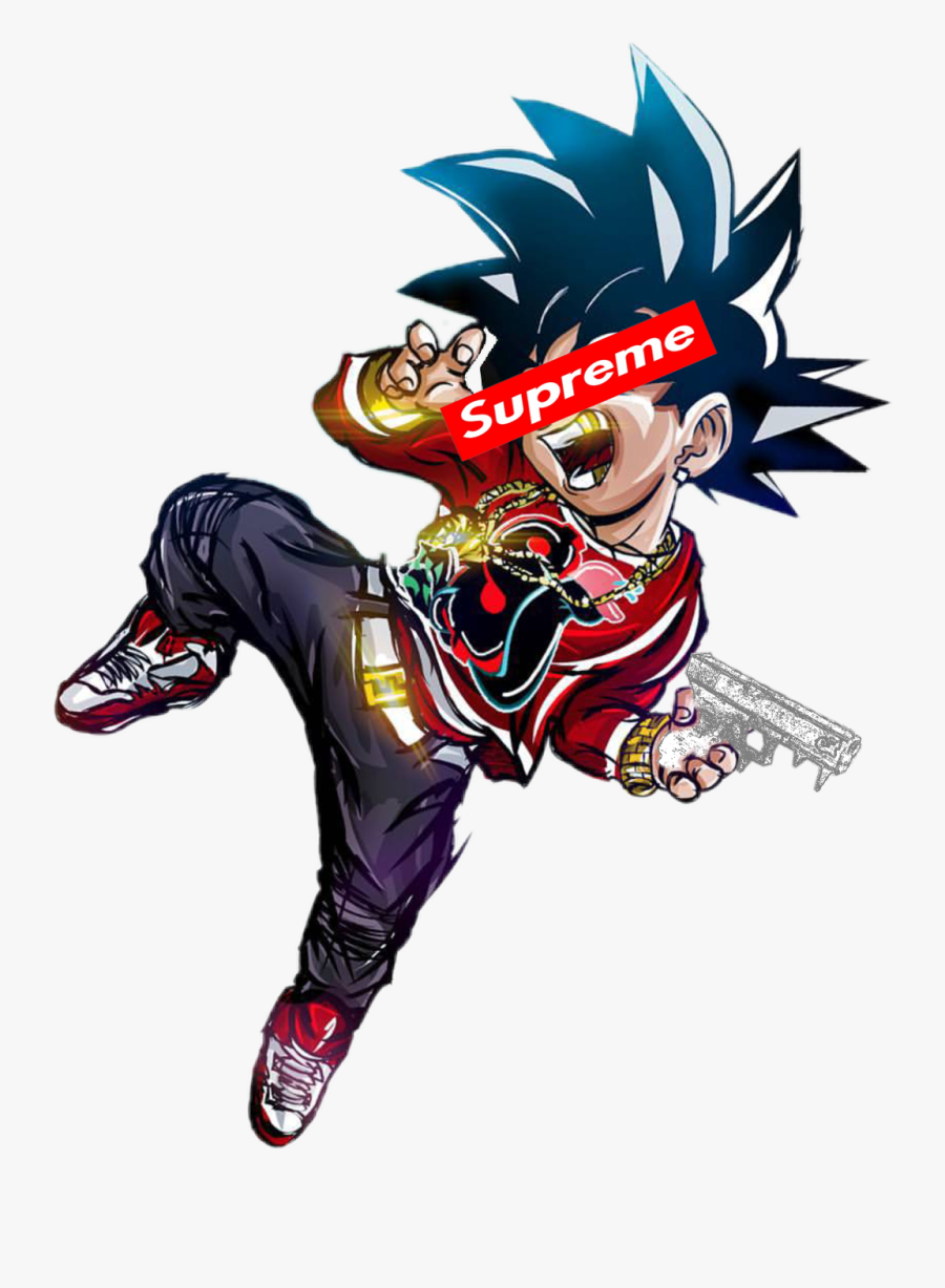 #goku #dragonball #dragonballz #supreme #420 #lean - Dragon Ball Z Supreme, Transparent Clipart