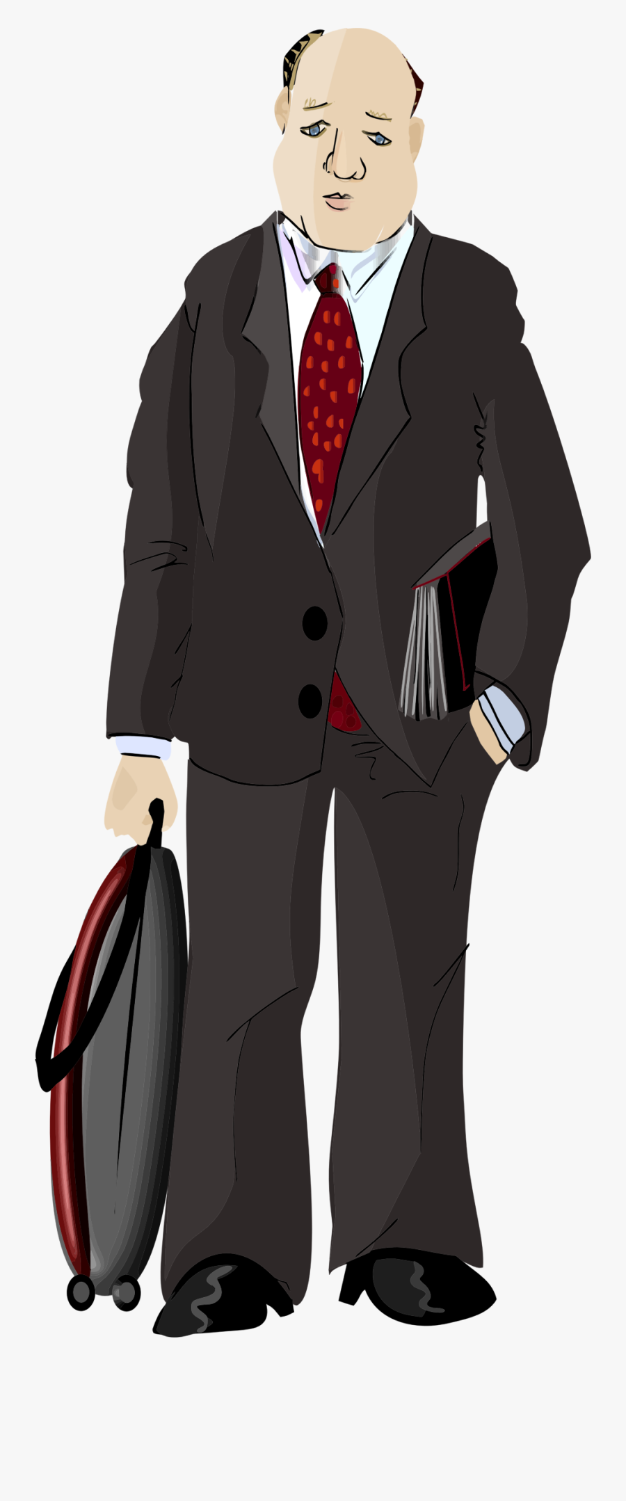 This Free Icons Png Design Of Traveling Businessman - Businessperson, Transparent Clipart