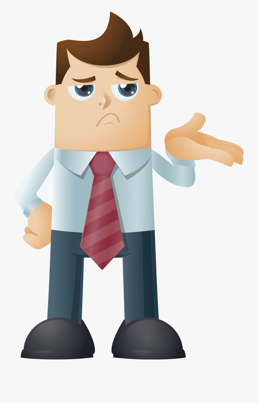 Businessman Characters 01 07 - Free Businessman Vector, Transparent Clipart