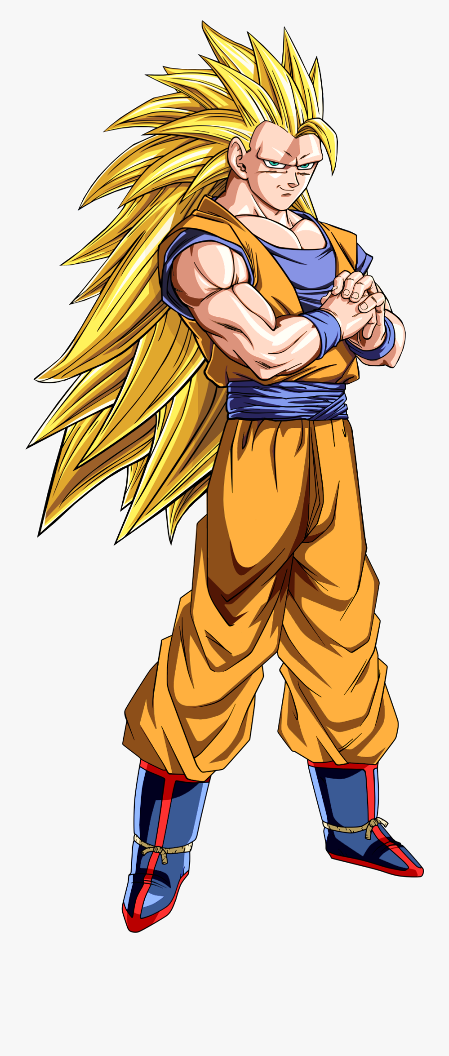 Clip Art Tremendas Imagenes De Dragoi - Dragon Ball Goku Ssj3, Transparent Clipart