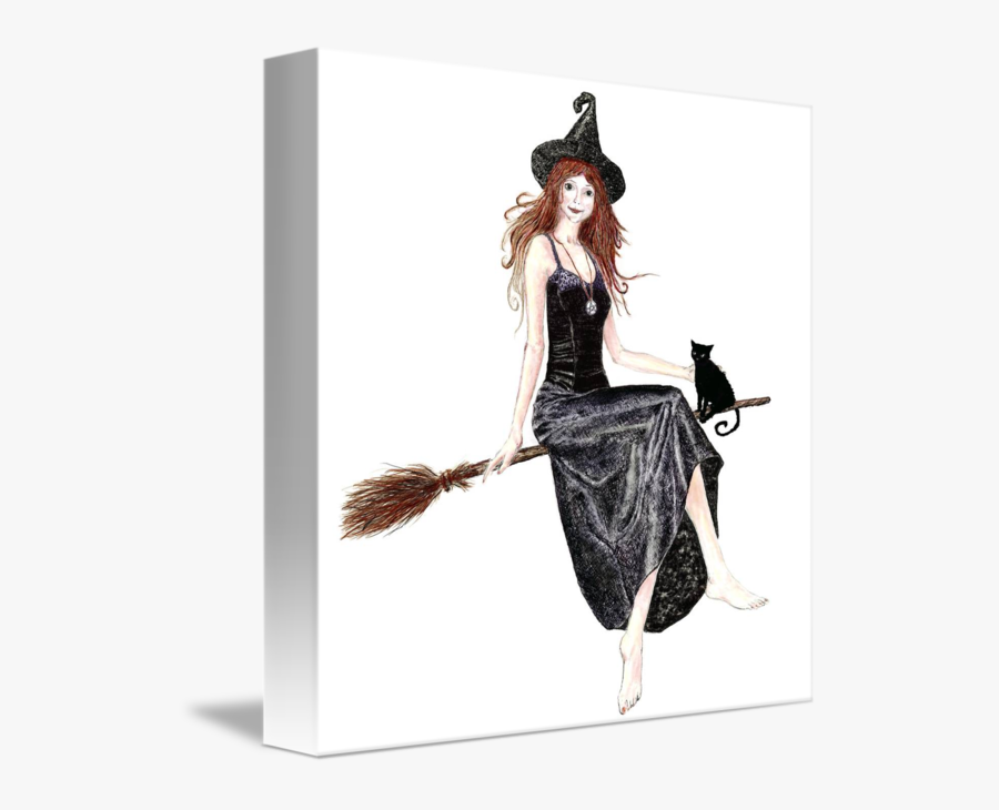 Drawing Witches Broom Sketch - If You Can T Ride With The Big Girls Stay Off The Broom, Transparent Clipart