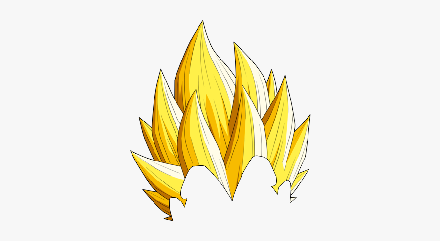 Dragon Ball Z Hair Png, Transparent Clipart