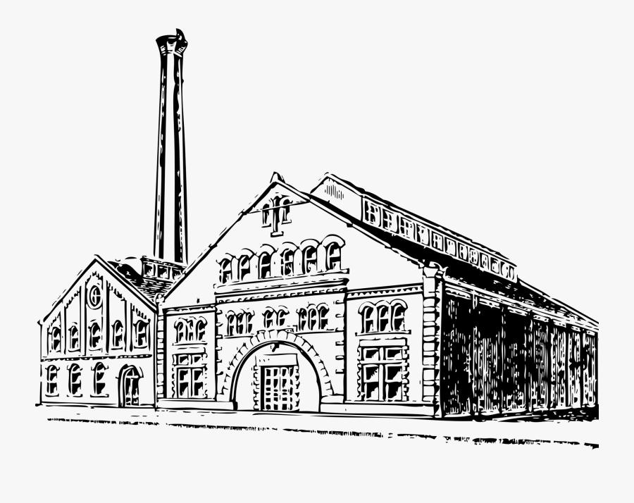 Factory Clipart Industrial Revolution - Factory From The Industrial Revolution, Transparent Clipart