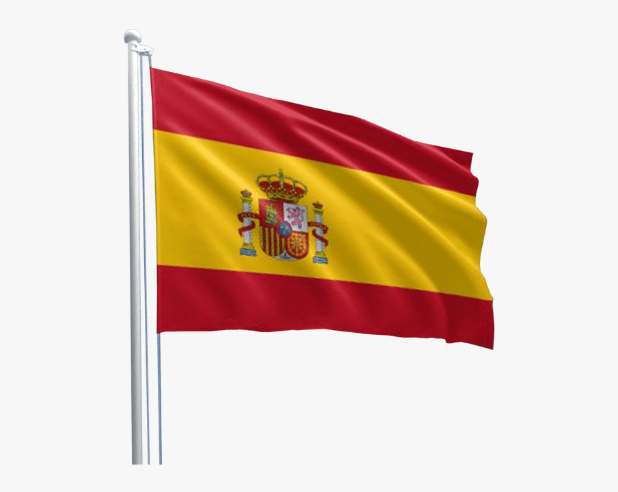 Flag Of Spain Flag Of The United States Flagpole - Spanish Flag Png Gif, Transparent Clipart