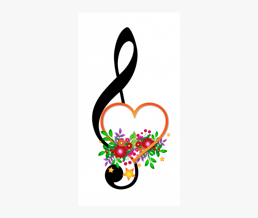 Set Of 10 Notecards With Envelopes - Treble Clef, Transparent Clipart