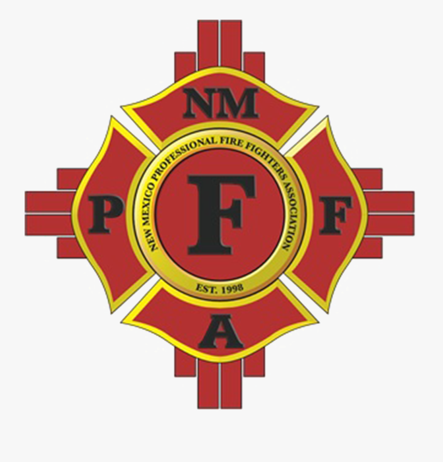 Nmpffa - Firefighter New Mexico Logo, Transparent Clipart