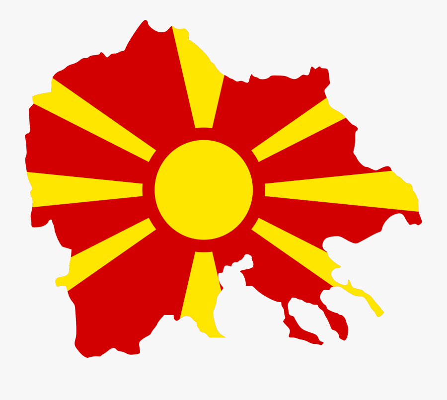 Map Of Greater Macedonia Clipart , Png Download - Macedonia Map Flag Png, Transparent Clipart