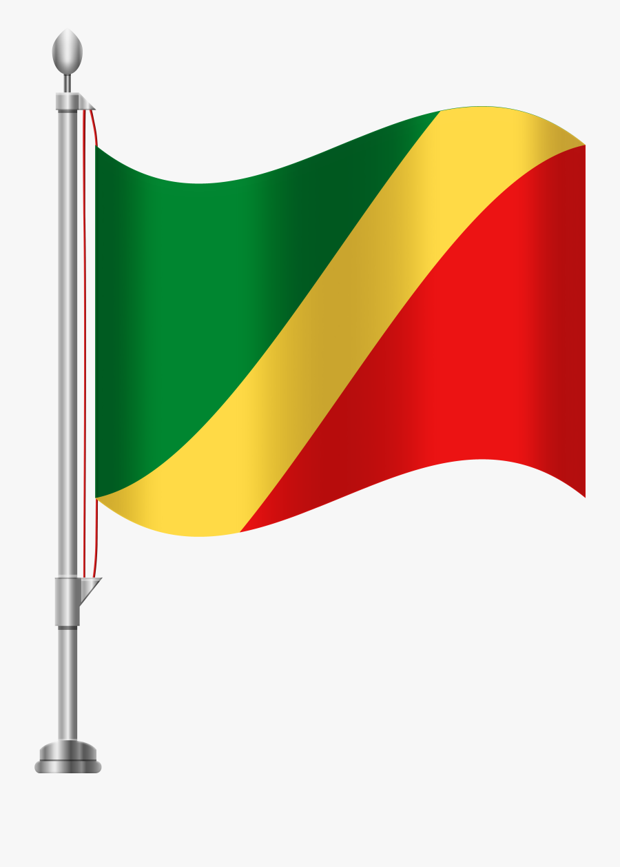 Republic Of The Congo Flag Png Clip Art, Transparent Clipart