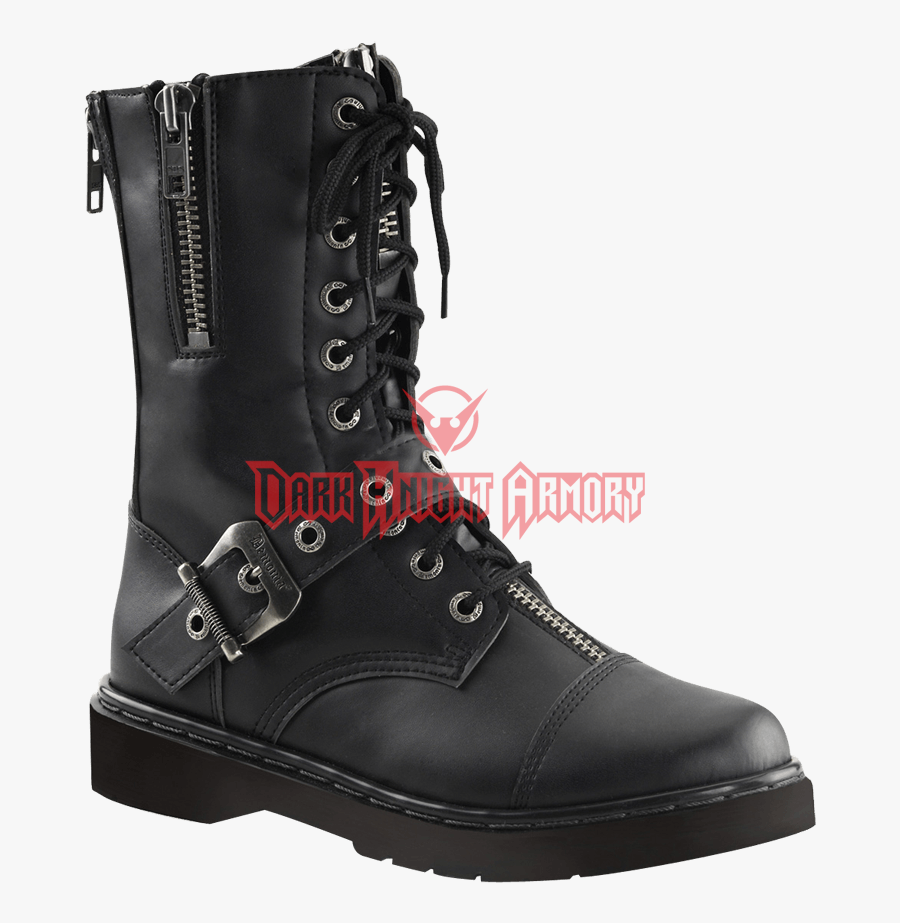 Mens Zipped And Buckled Fw From Dark - Punk Mens Boots, Transparent Clipart