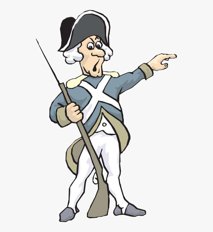 Cannon Clipart American Revolution - Cartoon Revolutionary War Soldiers, Transparent Clipart