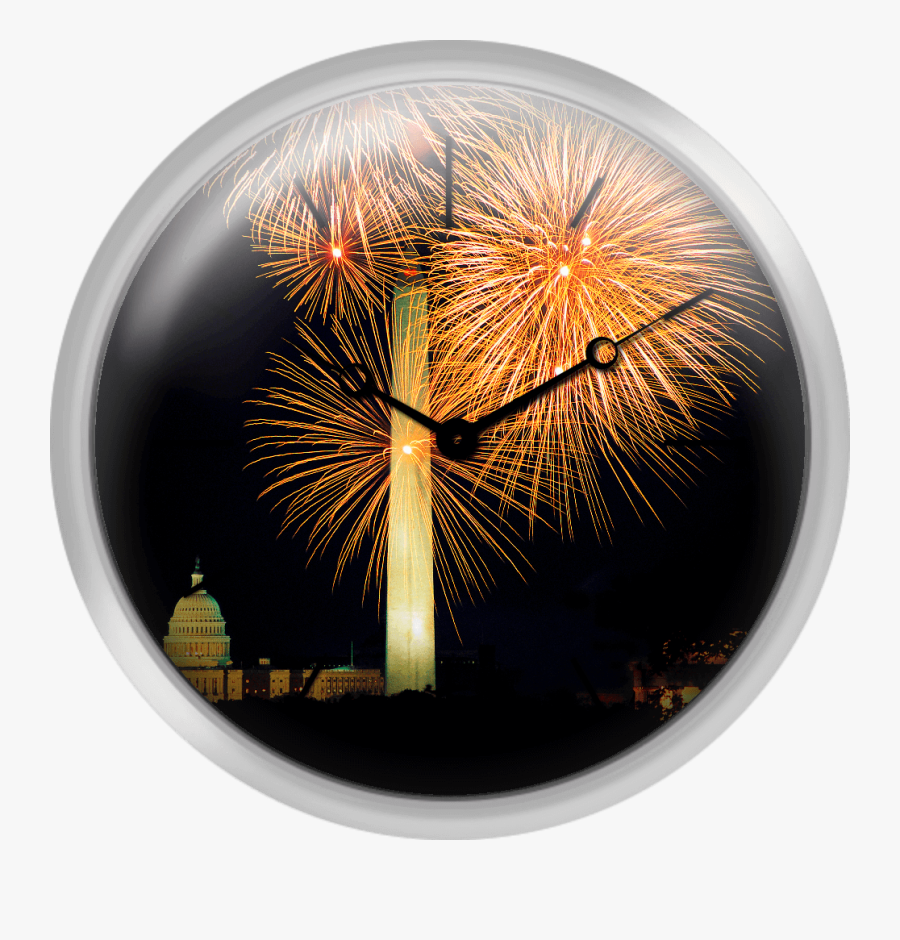 Fourth Of July Fireworks Washington Dc - Fireworks, Transparent Clipart