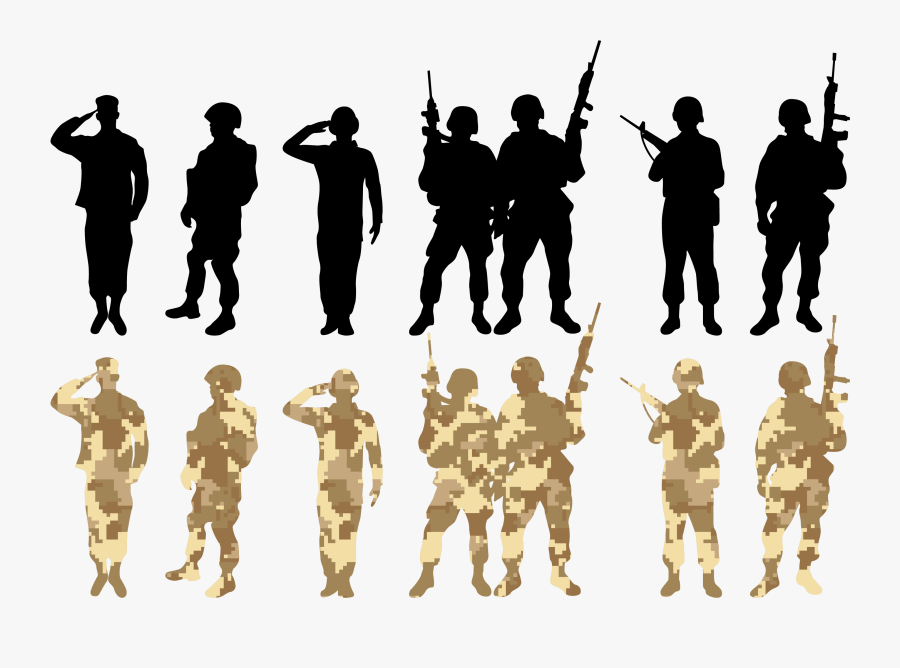 Soldier Salute Army - Army Vector Png, Transparent Clipart