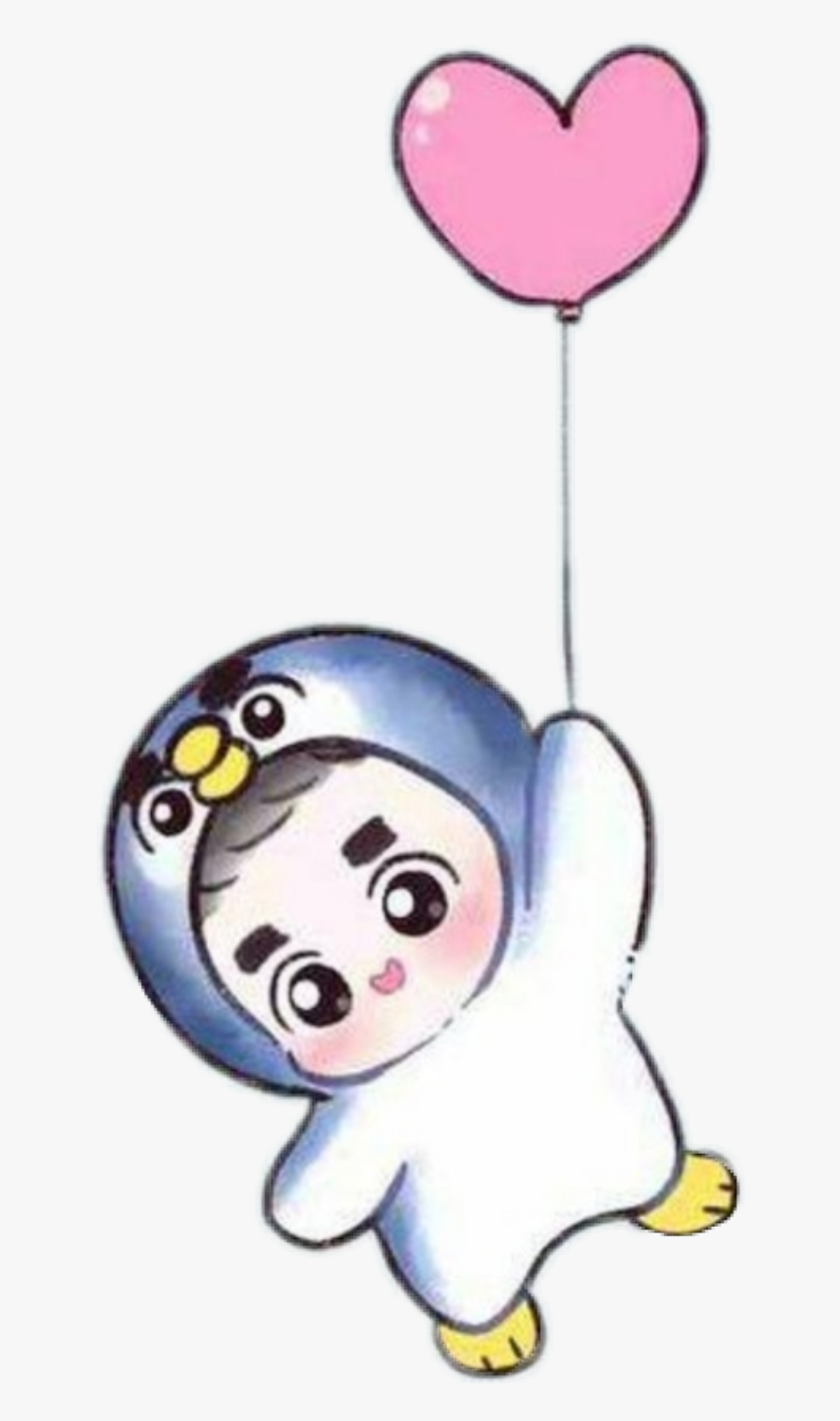 Kyungsoo Exo Kpop Cute - Do Exo Chibi, Transparent Clipart