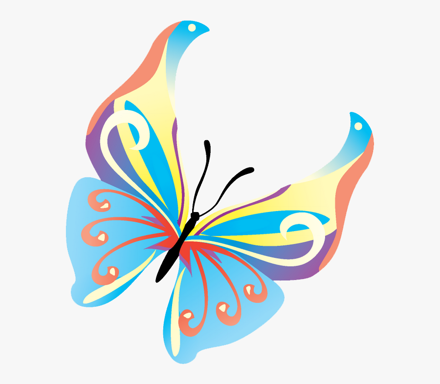 Download Butterflies Vector Transparent Background - Butterfly Visiting Card Background, Transparent Clipart