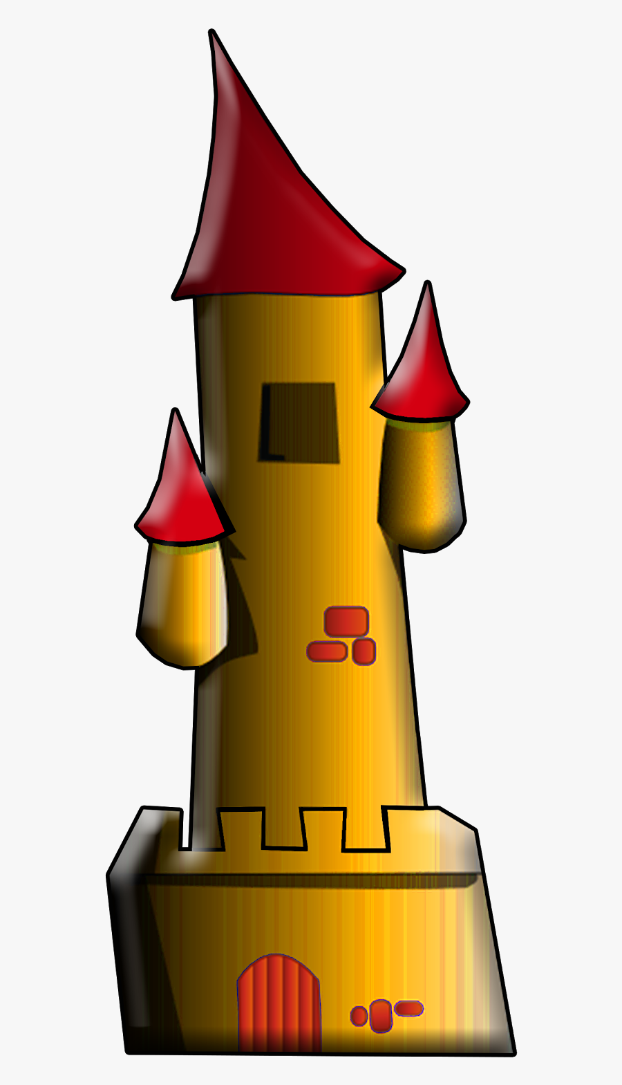 Princess And Fairytale Clipart - Fairy Tale Tower Clip Art, Transparent Clipart