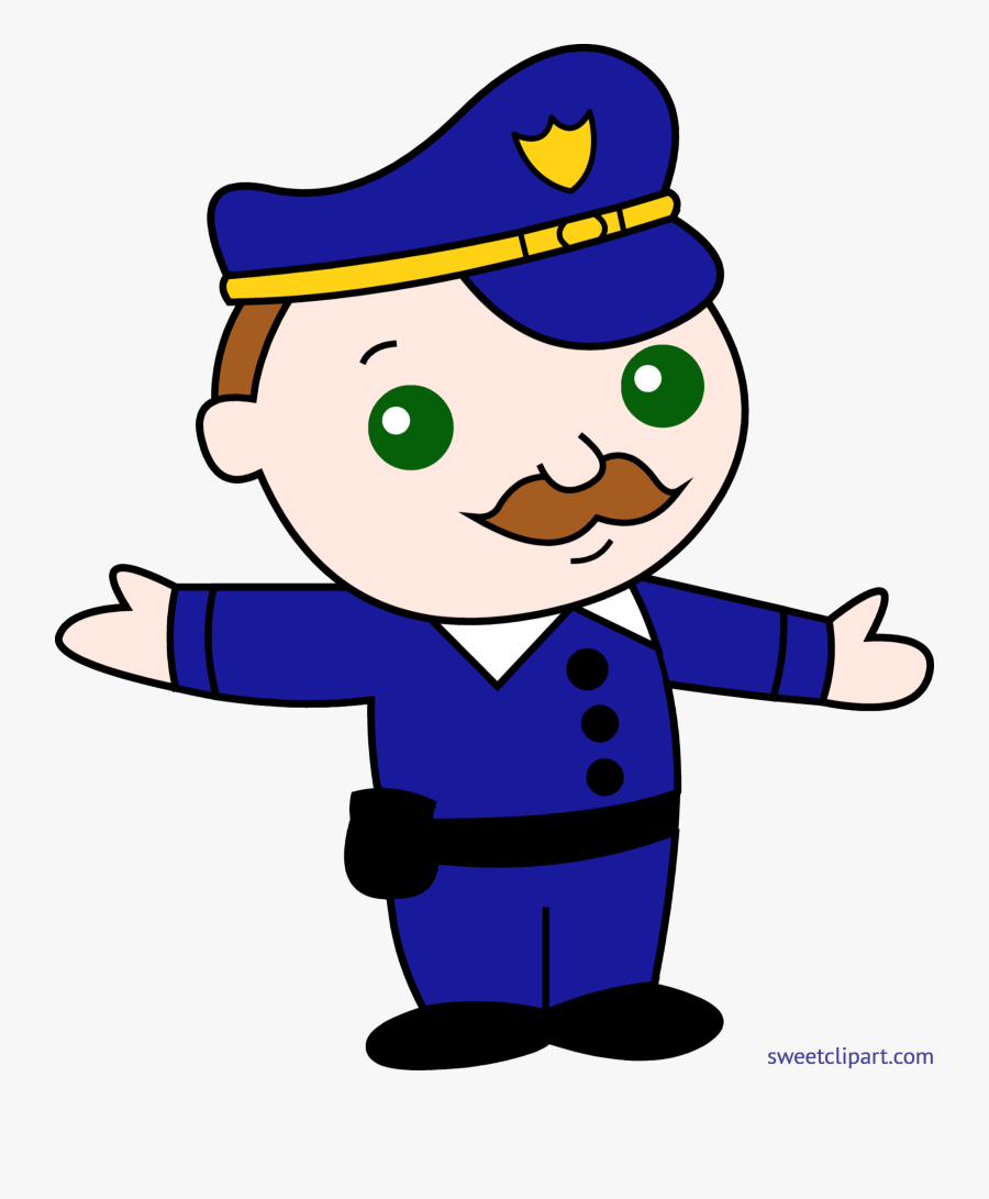 Clip Art Little Sweet - Policeman Clipart, Transparent Clipart