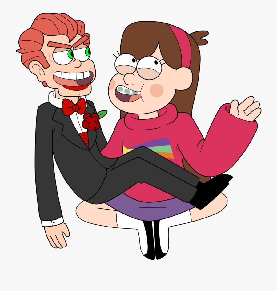 Practicing Ventriloquism By Itsaaudraw - Slappy Gravity Falls, Transparent Clipart